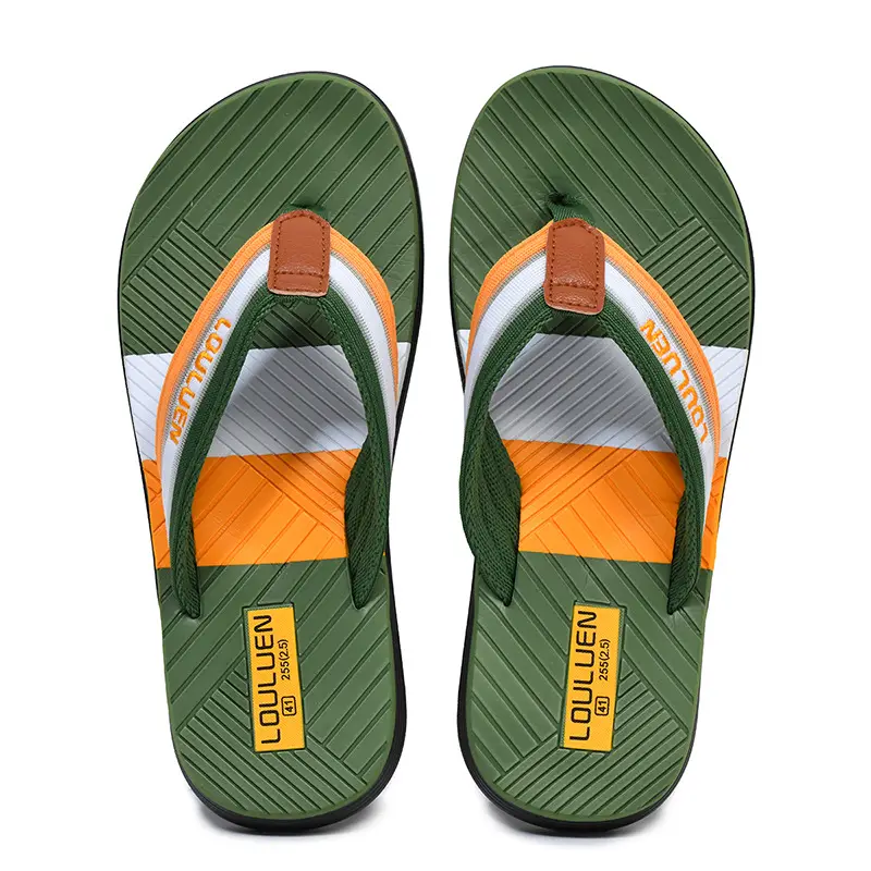 Fujian manufacturers summer new men's flip-flops non-slip outer wear flip-flops men's outdoor beach shoes Europe and the United States cool - Image 3