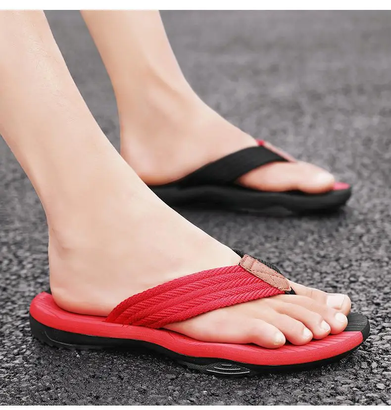 Men's Cross-Body Sandals Black Gray Non-Slip Summer — feature 14