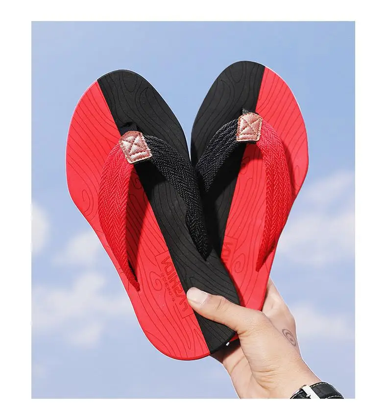 Men's Cross-Body Sandals Black Gray Non-Slip Summer — feature 15