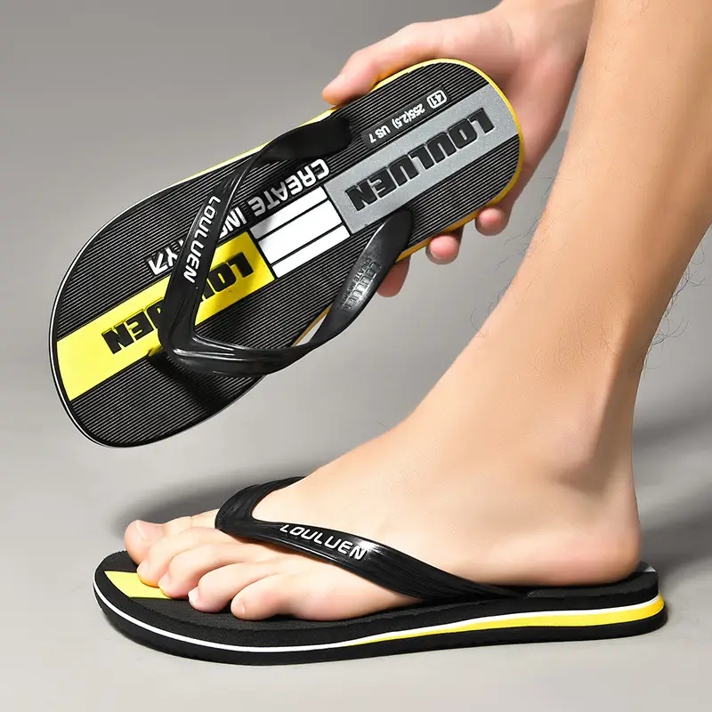 Fujian manufacturers 2024 new flip-flops men's leisure beach sandals men's flip-flops summer outdoor non-slip slippers - Image 6