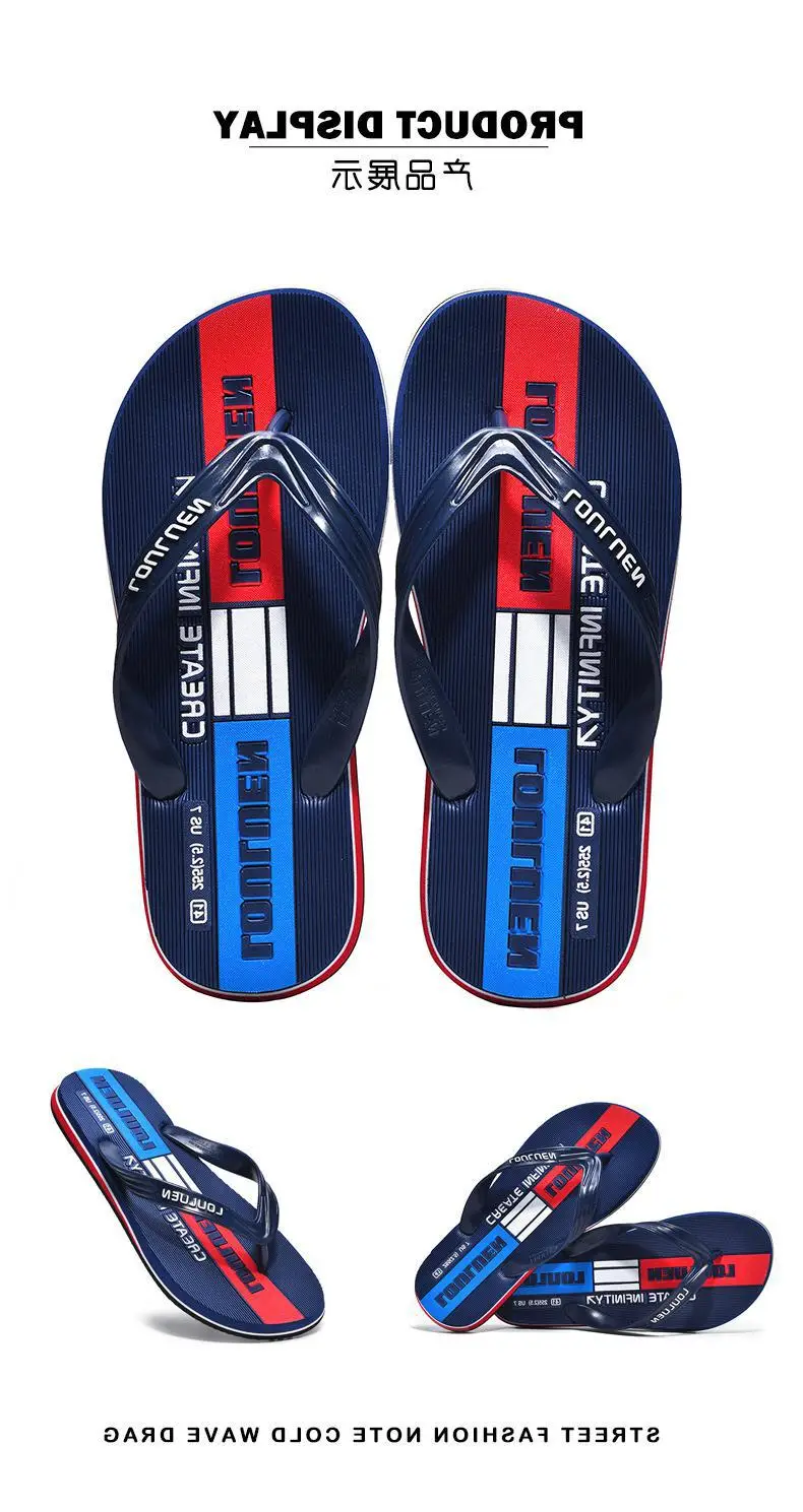 Fujian manufacturers 2024 new flip-flops men's leisure beach sandals men's flip-flops summer outdoor non-slip slippers — feature 12