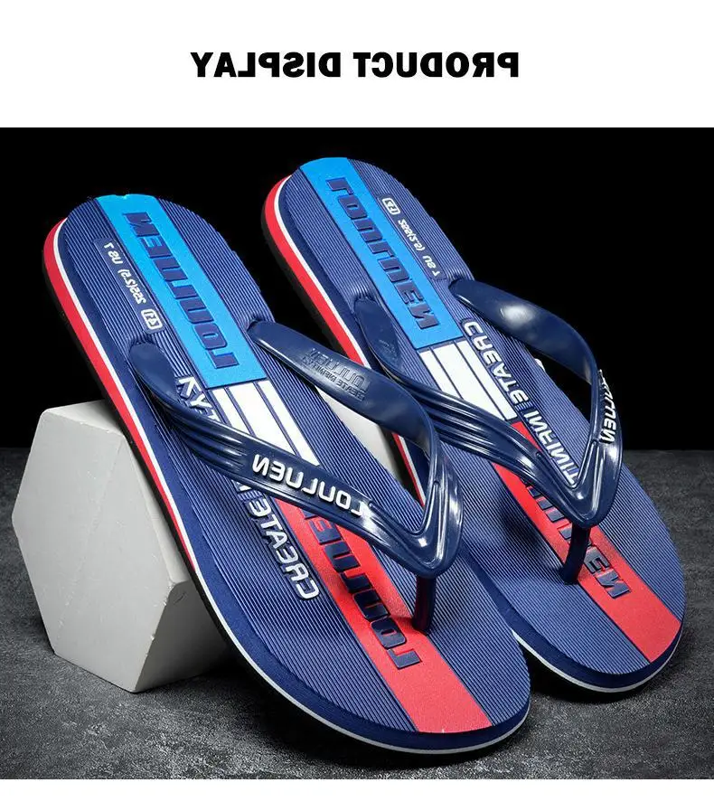 Fujian manufacturers 2024 new flip-flops men's leisure beach sandals men's flip-flops summer outdoor non-slip slippers — feature 6