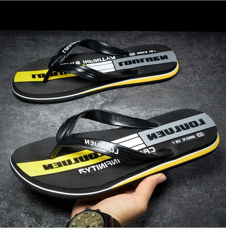 Fujian manufacturers 2024 new flip-flops men's leisure beach sandals men's flip-flops summer outdoor non-slip slippers — feature 8