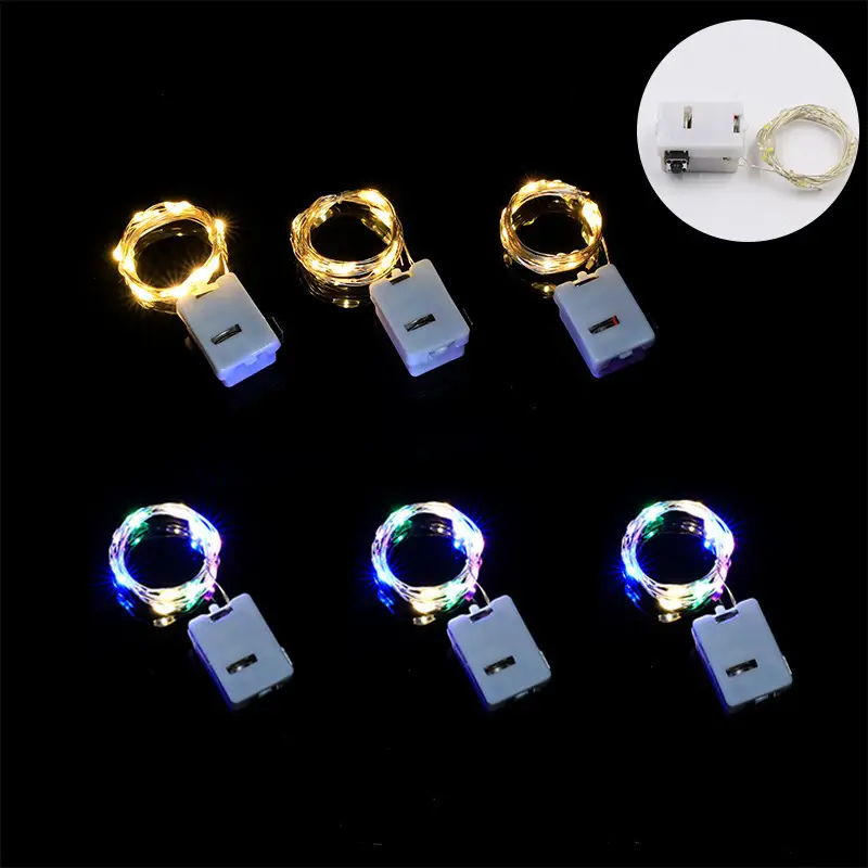 Led Copper Wire Light String Bouquet Decoration Atmosphere Colorful Light Strip Small Light String Street Stall Light String Bulk Wholesale H Light Strip