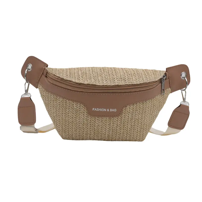 Women's Vintage Straw Waist Bag Niche Design 2024 - Image 6