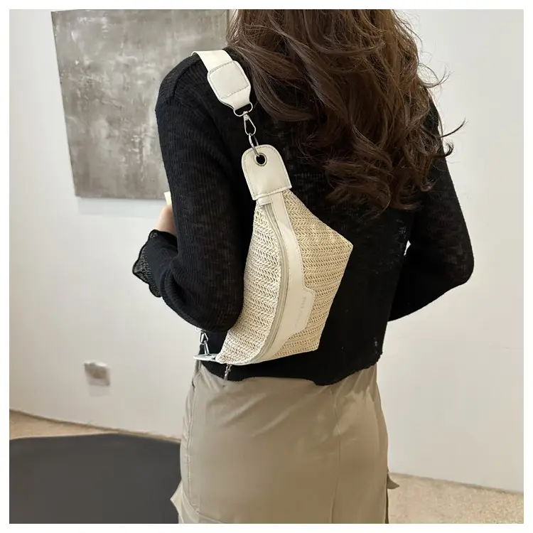 Women's Vintage Straw Waist Bag Niche Design 2024 — feature 10