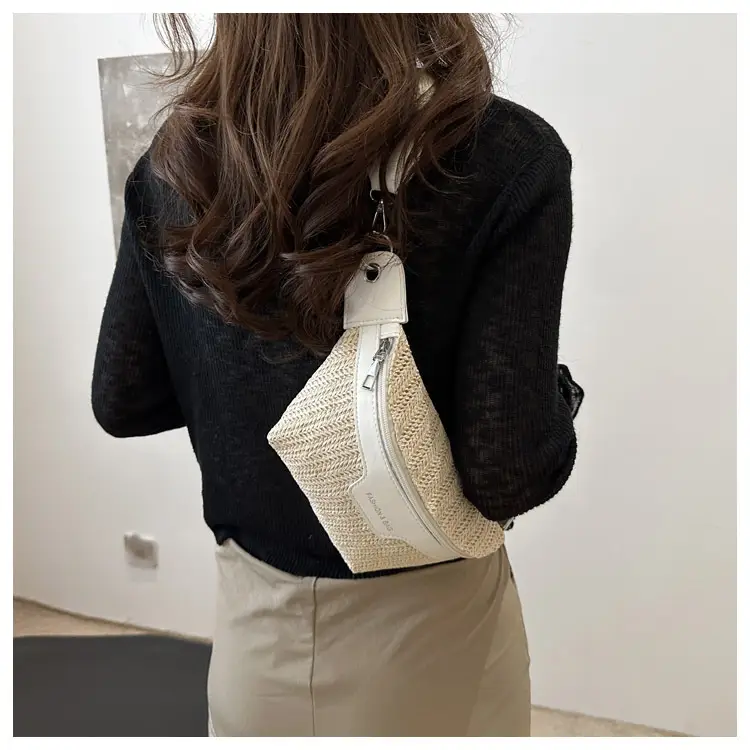 Women's Vintage Straw Waist Bag Niche Design 2024 — feature 11