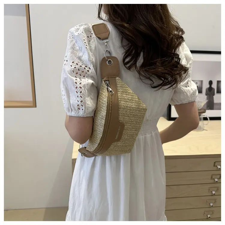 Women's Vintage Straw Waist Bag Niche Design 2024 — feature 17