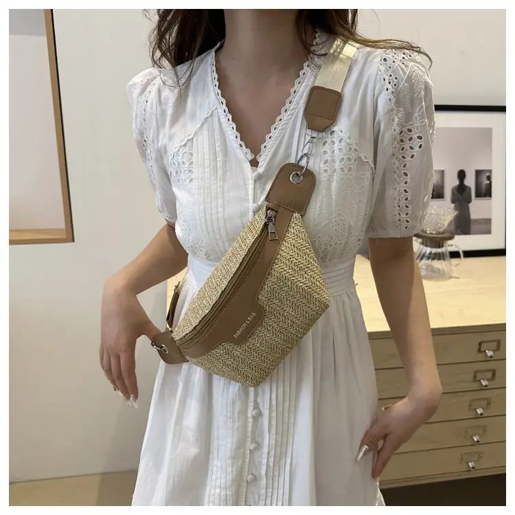 Women's Vintage Straw Waist Bag Niche Design 2024 — feature 18