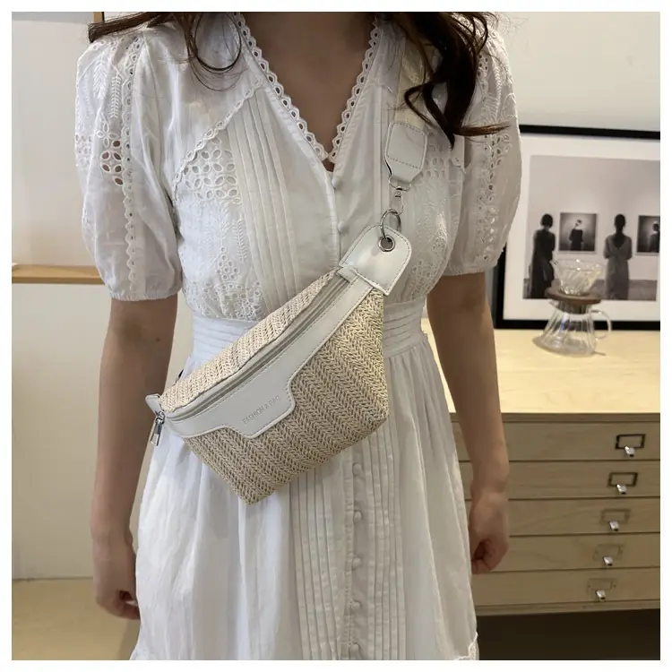 Women's Vintage Straw Waist Bag Niche Design 2024 — feature 20