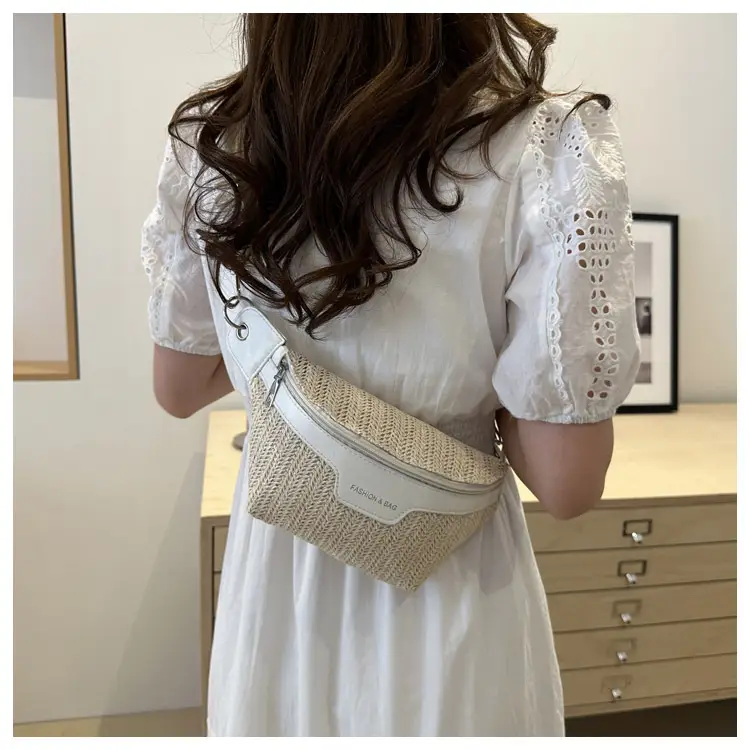 Women's Vintage Straw Waist Bag Niche Design 2024 — feature 22