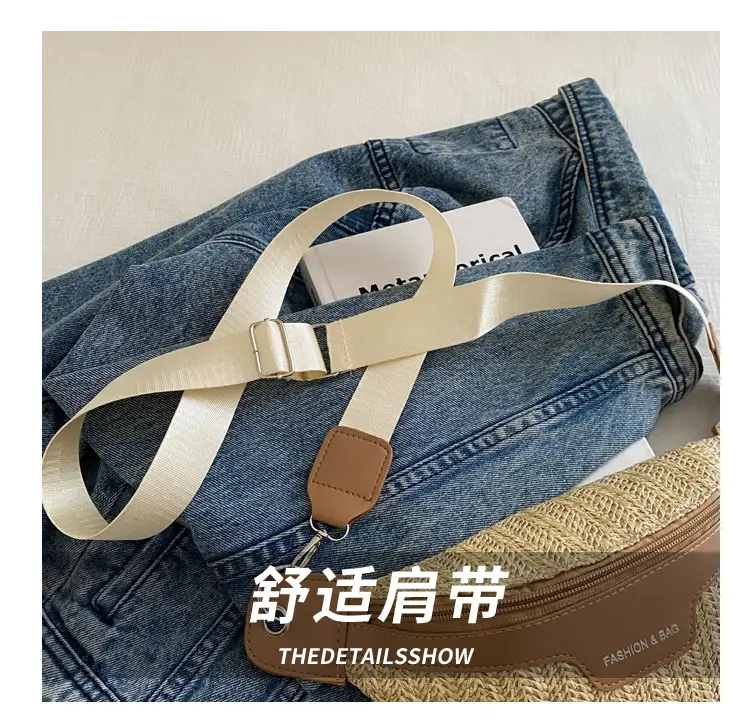 Women's Vintage Straw Waist Bag Niche Design 2024 — feature 7