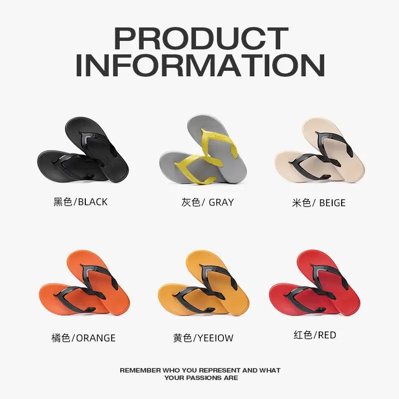 Cross-border wholesale flip-flops men's summer non-slip EVA slippers outdoor wear high-end sense clip-on beach sandals - Image 14