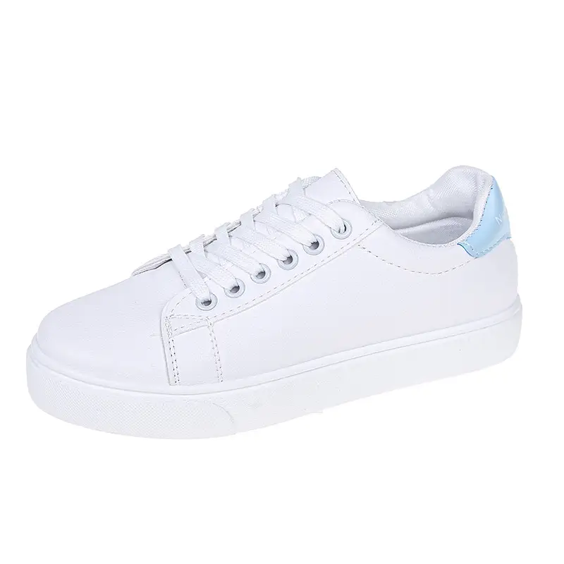 2025 Spring and Autumn Flat Low-Heeled Women's Single Shoes, White Sneakers, Student Sports Casual Shoes, Board Shoes, Women's Casual Versatile Shoes - Image 5