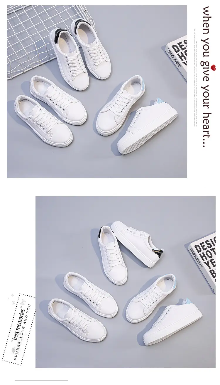 2025 Spring and Autumn Flat Low-Heeled Women's Single Shoes, White Sneakers, Student Sports Casual Shoes, Board Shoes, Women's Casual Versatile Shoes — feature 11