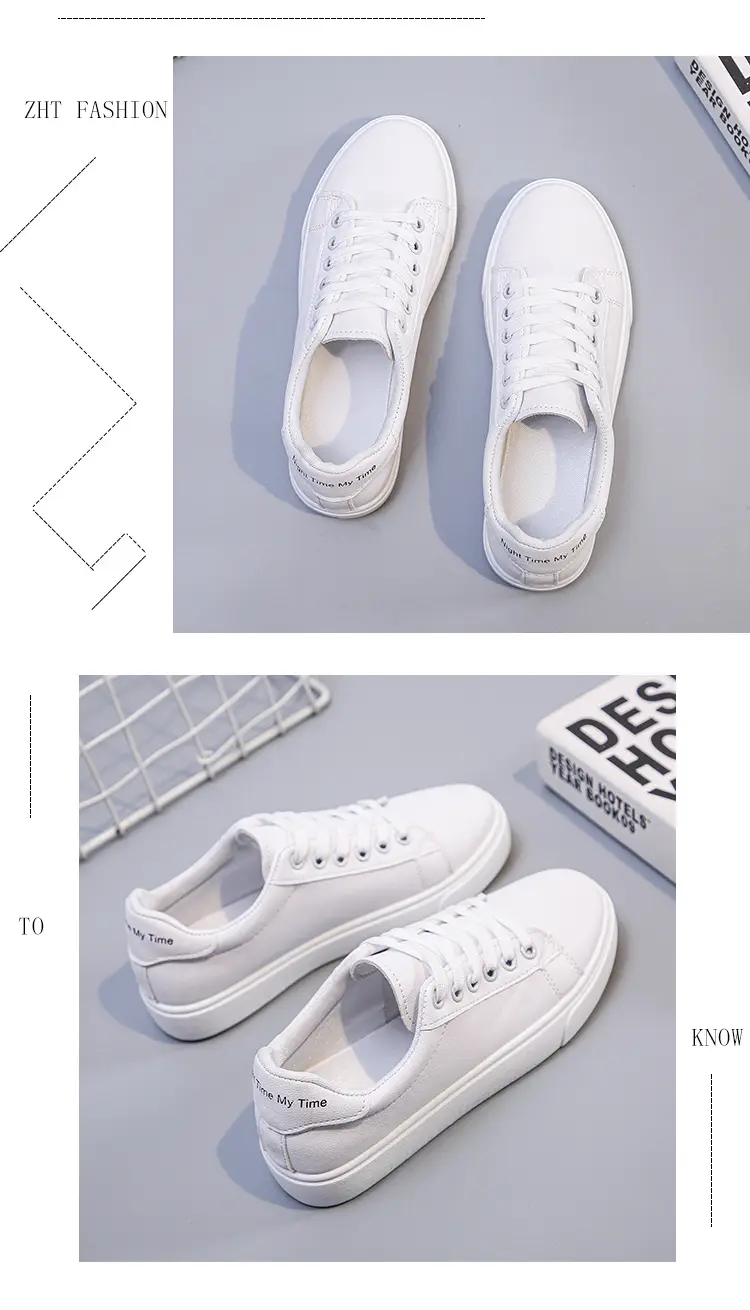 2025 Spring and Autumn Flat Low-Heeled Women's Single Shoes, White Sneakers, Student Sports Casual Shoes, Board Shoes, Women's Casual Versatile Shoes — feature 13
