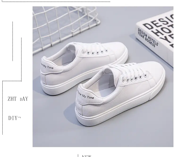 2025 Spring and Autumn Flat Low-Heeled Women's Single Shoes, White Sneakers, Student Sports Casual Shoes, Board Shoes, Women's Casual Versatile Shoes — feature 15