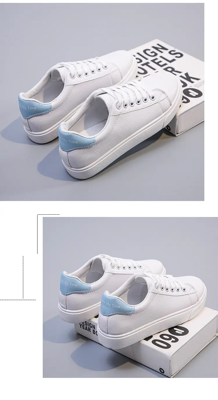 2025 Spring and Autumn Flat Low-Heeled Women's Single Shoes, White Sneakers, Student Sports Casual Shoes, Board Shoes, Women's Casual Versatile Shoes — feature 19
