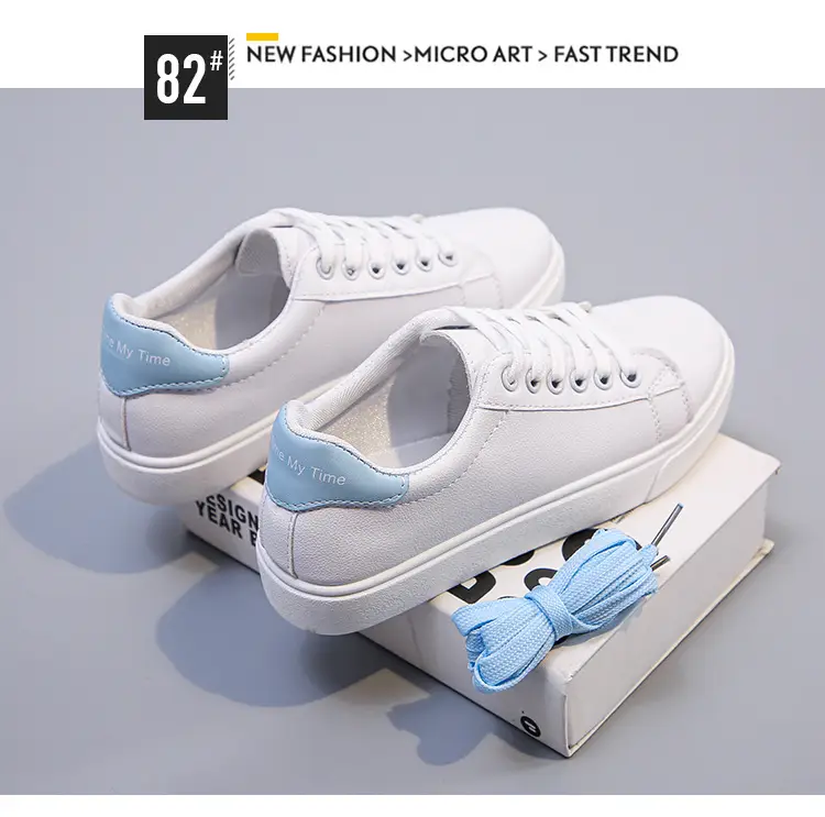 2025 Spring and Autumn Flat Low-Heeled Women's Single Shoes, White Sneakers, Student Sports Casual Shoes, Board Shoes, Women's Casual Versatile Shoes — feature 2