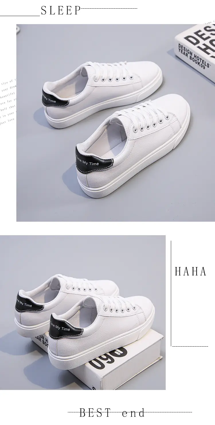 2025 Spring and Autumn Flat Low-Heeled Women's Single Shoes, White Sneakers, Student Sports Casual Shoes, Board Shoes, Women's Casual Versatile Shoes — feature 20