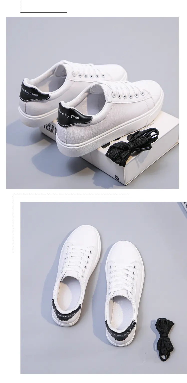 2025 Spring and Autumn Flat Low-Heeled Women's Single Shoes, White Sneakers, Student Sports Casual Shoes, Board Shoes, Women's Casual Versatile Shoes — feature 22