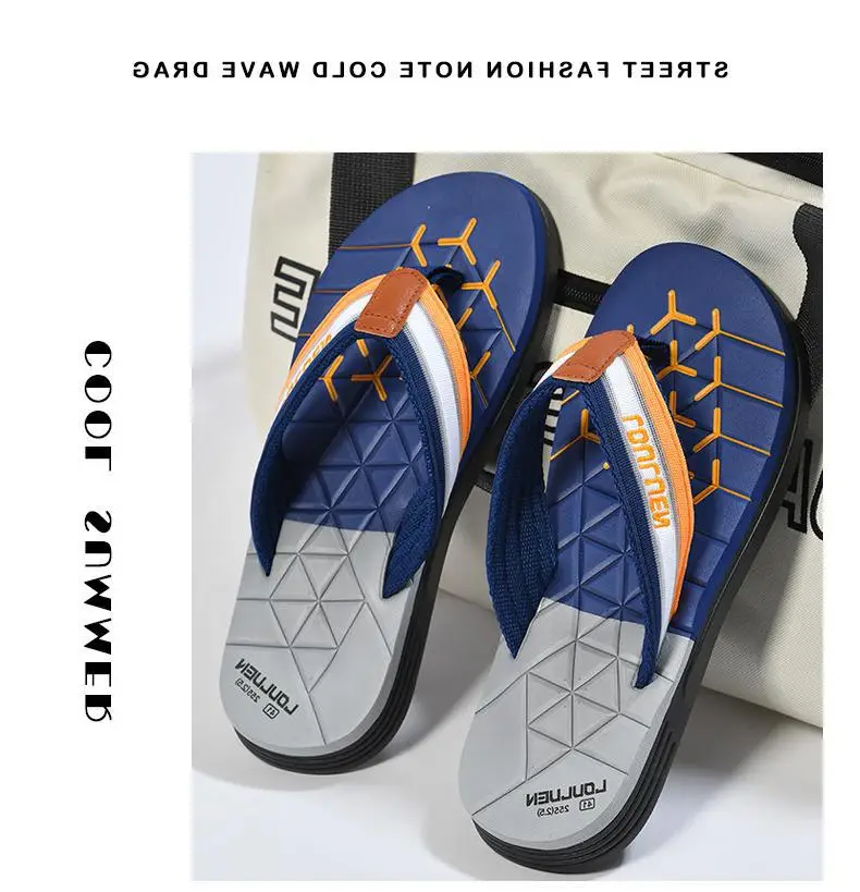 Fujian manufacturers 2024 cross-border new flip-flops men's summer non-slip flip-flop beach slippers men's eva sandals — feature 10