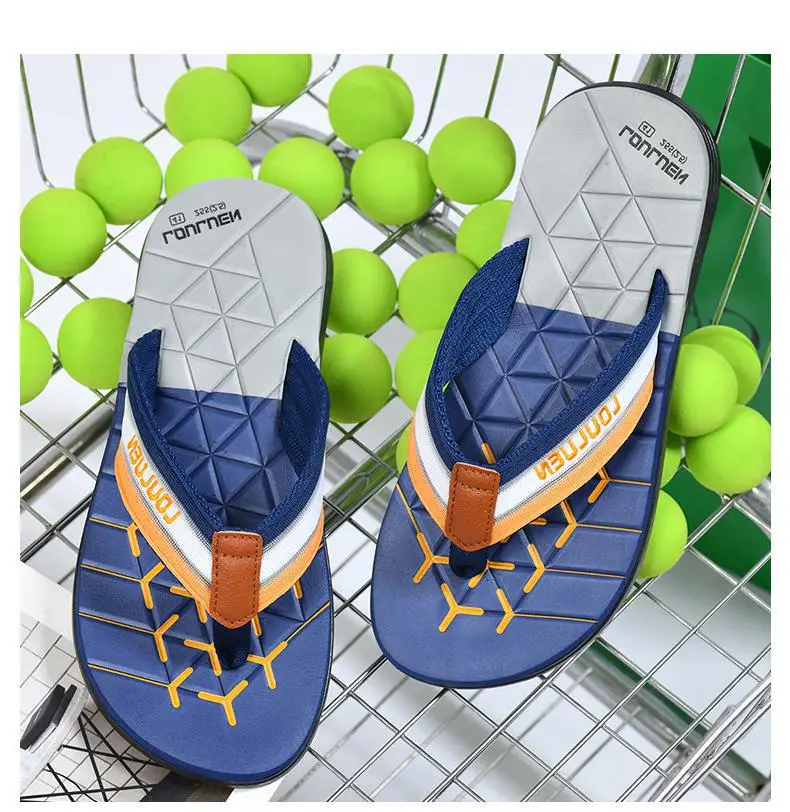Fujian manufacturers 2024 cross-border new flip-flops men's summer non-slip flip-flop beach slippers men's eva sandals — feature 11