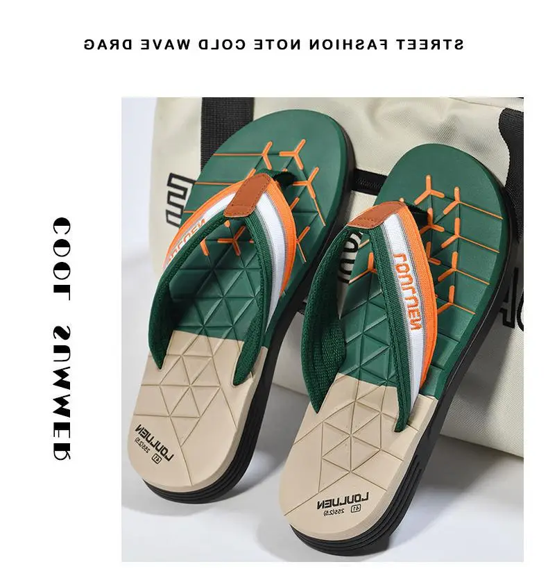 Fujian manufacturers 2024 cross-border new flip-flops men's summer non-slip flip-flop beach slippers men's eva sandals — feature 13