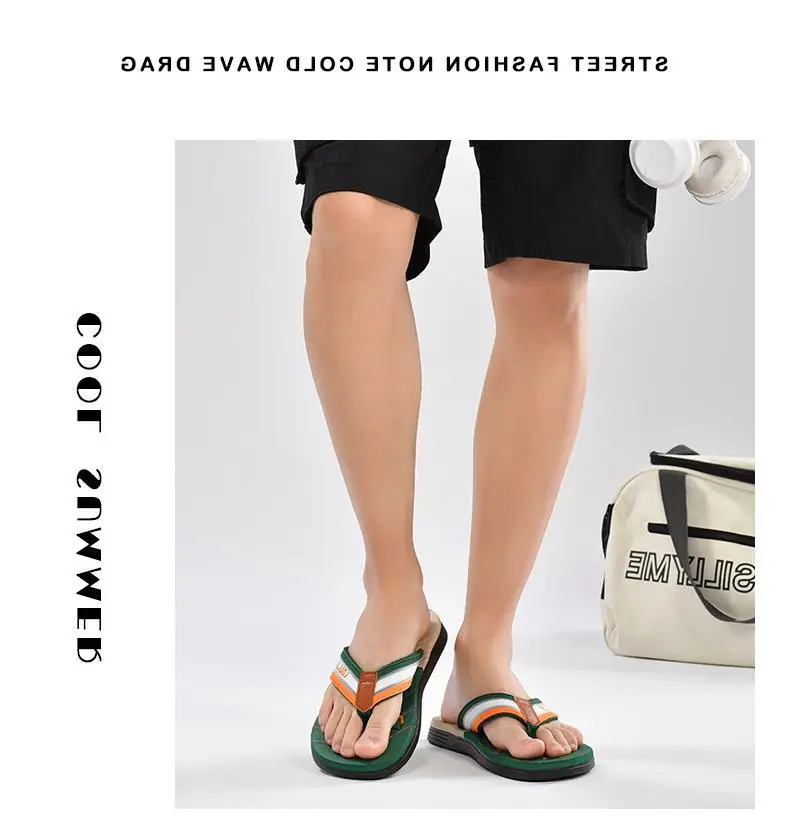 Fujian manufacturers 2024 cross-border new flip-flops men's summer non-slip flip-flop beach slippers men's eva sandals — feature 16