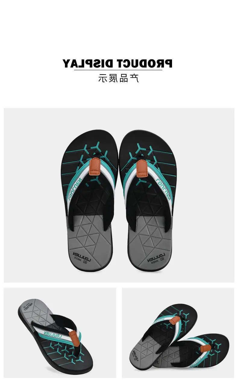 Fujian manufacturers 2024 cross-border new flip-flops men's summer non-slip flip-flop beach slippers men's eva sandals — feature 18