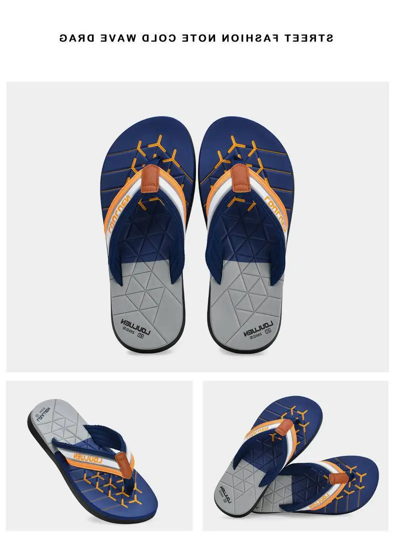 Fujian manufacturers 2024 cross-border new flip-flops men's summer non-slip flip-flop beach slippers men's eva sandals — feature 19