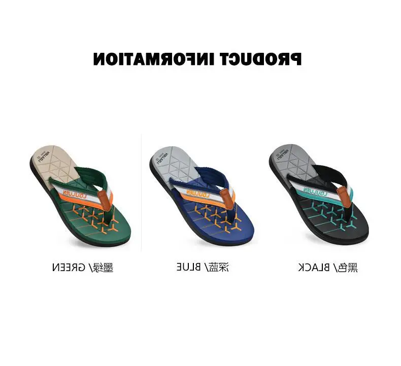 Fujian manufacturers 2024 cross-border new flip-flops men's summer non-slip flip-flop beach slippers men's eva sandals — feature 2