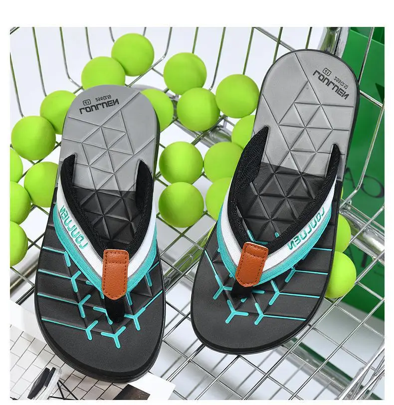 Fujian manufacturers 2024 cross-border new flip-flops men's summer non-slip flip-flop beach slippers men's eva sandals — feature 8