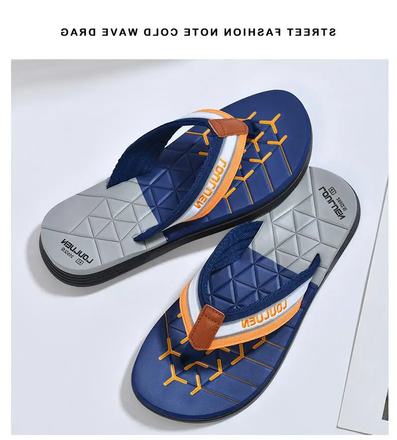 Fujian manufacturers 2024 cross-border new flip-flops men's summer non-slip flip-flop beach slippers men's eva sandals — feature 9