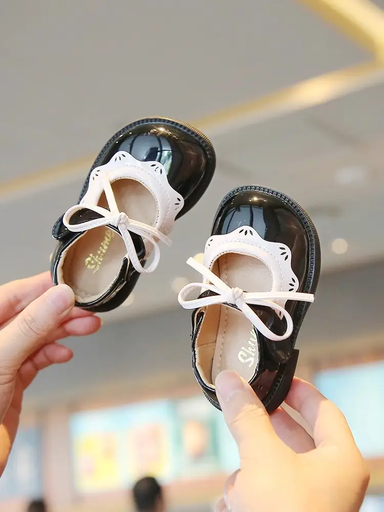 Baby Leather Shoes for Girls 1-2 Years Spring Autumn Non-Slip Soft Bottom — feature 13