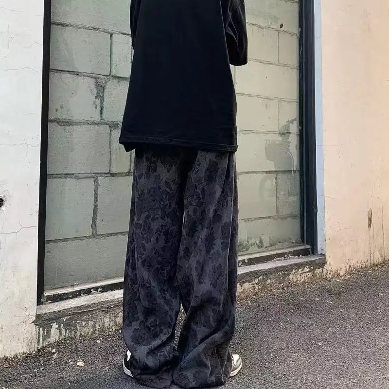 Men's Corduroy Wide Leg Pants Spring Autumn Trendy Brand - Image 6