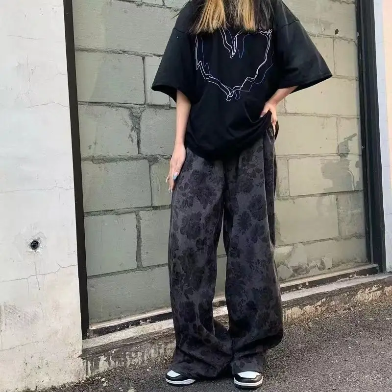 Men's Corduroy Wide Leg Pants Spring Autumn Trendy Brand — feature 10