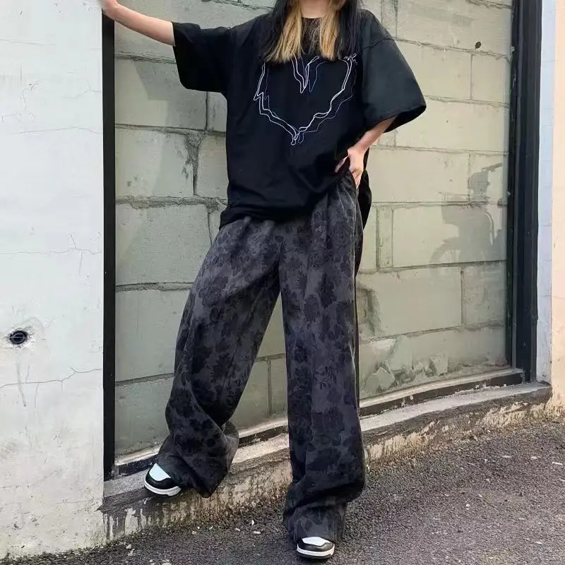 Men's Corduroy Wide Leg Pants Spring Autumn Trendy Brand — feature 12