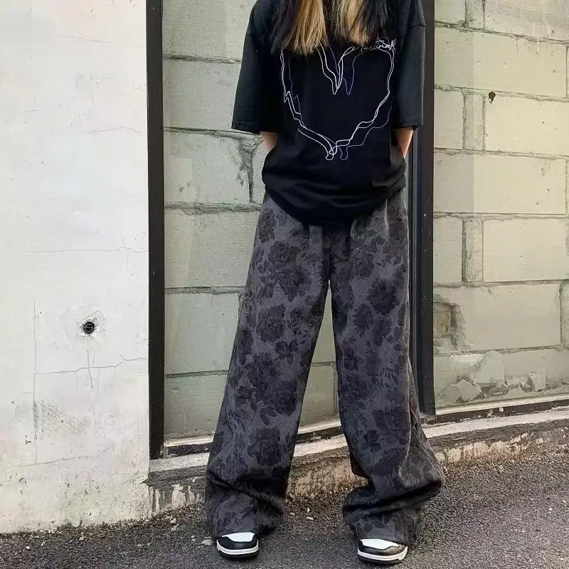 Men's Corduroy Wide Leg Pants Spring Autumn Trendy Brand — feature 13