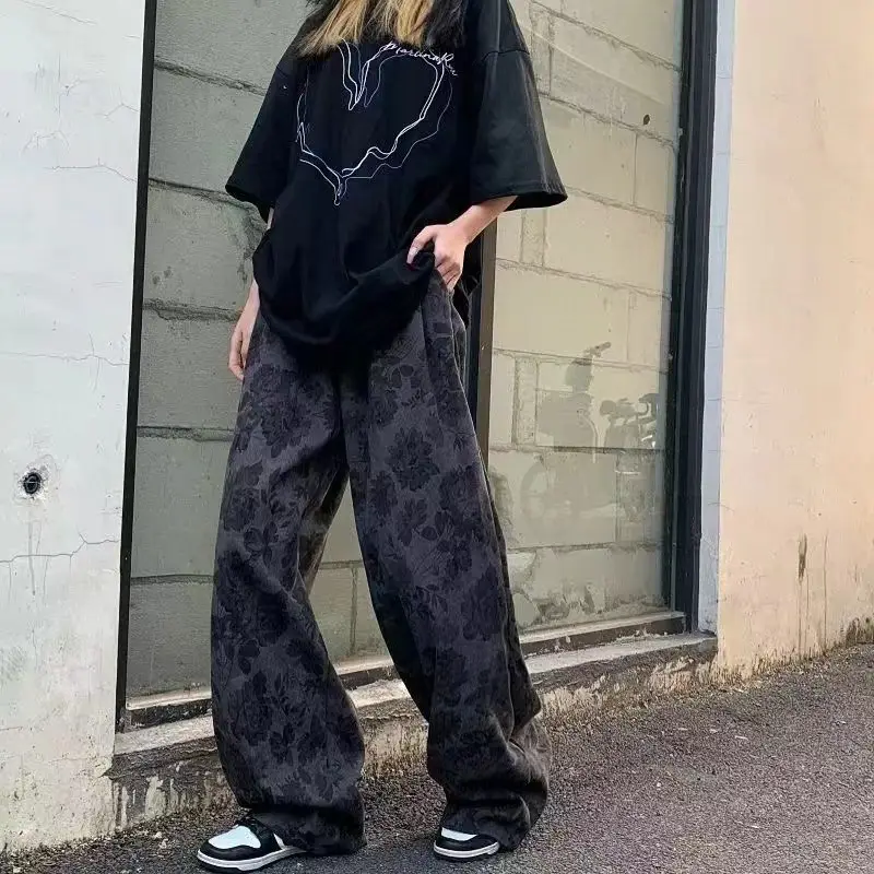 Men's Corduroy Wide Leg Pants Spring Autumn Trendy Brand — feature 14