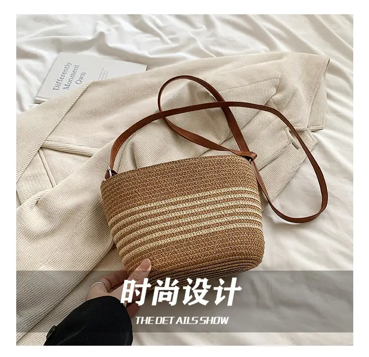 Women's Vintage French Woven Shoulder Bag 2024 — feature 6