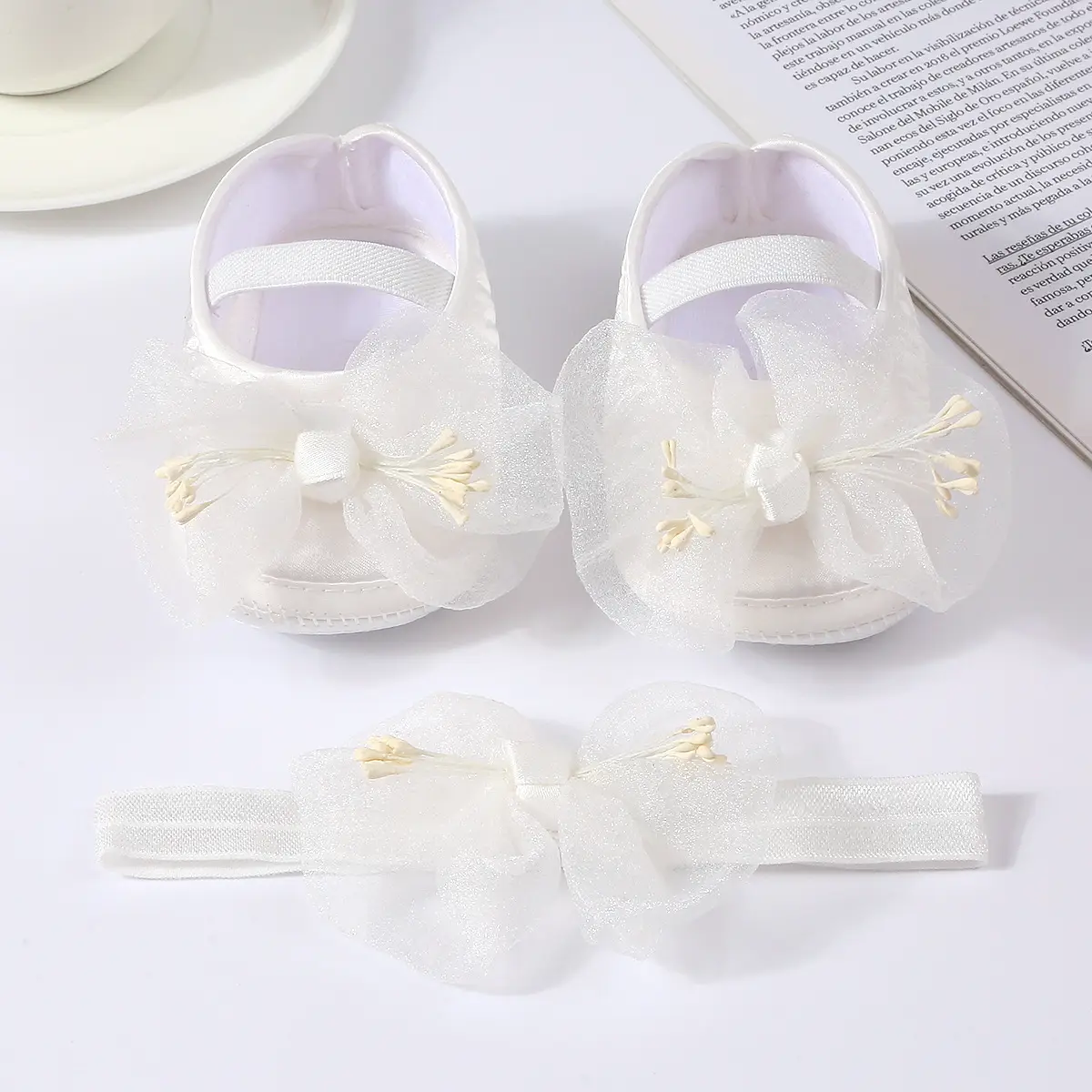 New Cute Princess Shoes 0-1 Year Old Purple Bow Baby Dress Shoes — feature 11