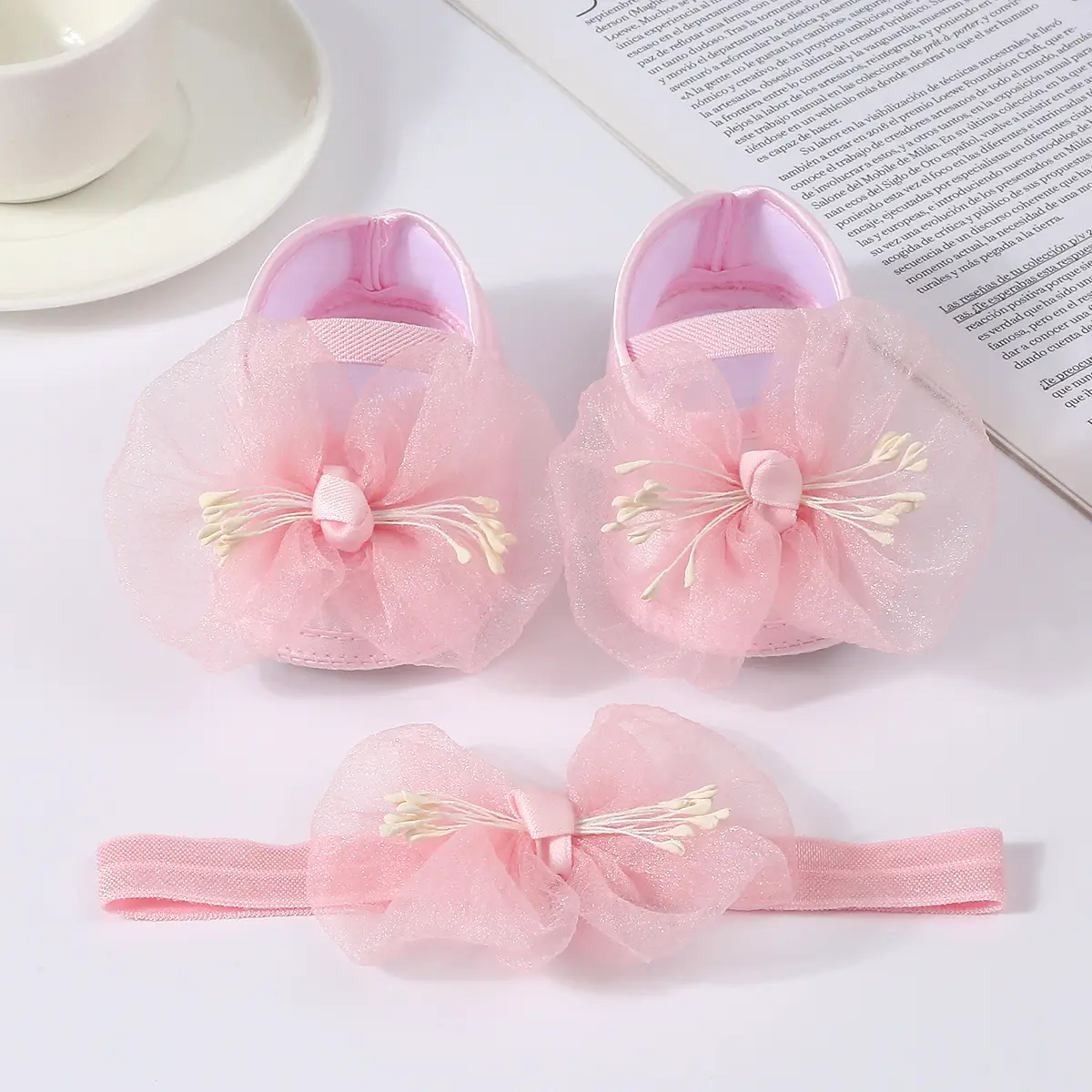New Cute Princess Shoes 0-1 Year Old Purple Bow Baby Dress Shoes — feature 9