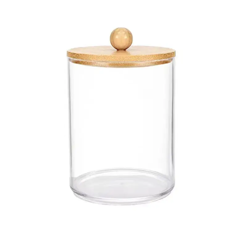 Transparent Diamond Pattern Cotton Swab Storage Box — feature 12