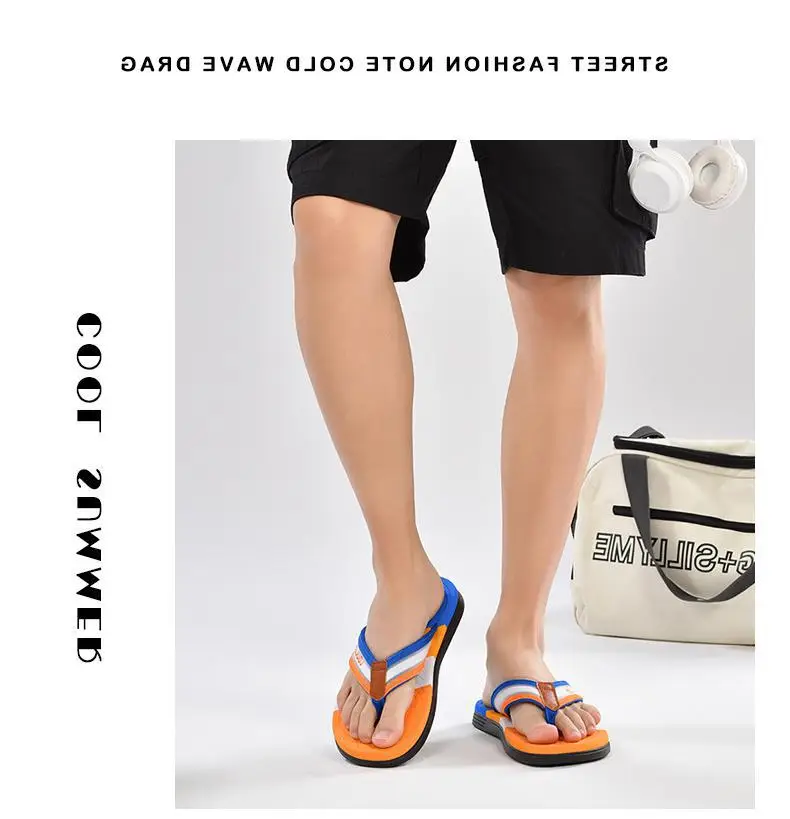 Fujian Factory New Beach Flip-Flops Men's Summer Non-Slip Clip Casual Sandals Men's Fashionable Sandals Korean Style — feature 13