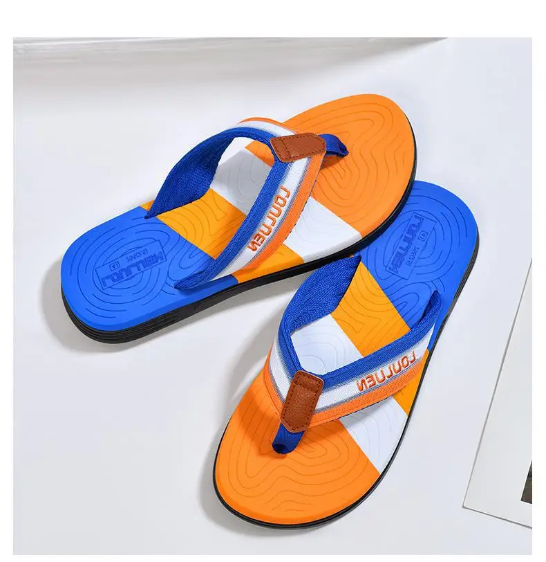 Fujian Factory New Beach Flip-Flops Men's Summer Non-Slip Clip Casual Sandals Men's Fashionable Sandals Korean Style — feature 14