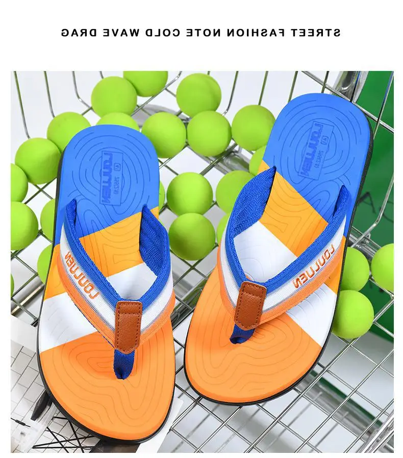 Fujian Factory New Beach Flip-Flops Men's Summer Non-Slip Clip Casual Sandals Men's Fashionable Sandals Korean Style — feature 15