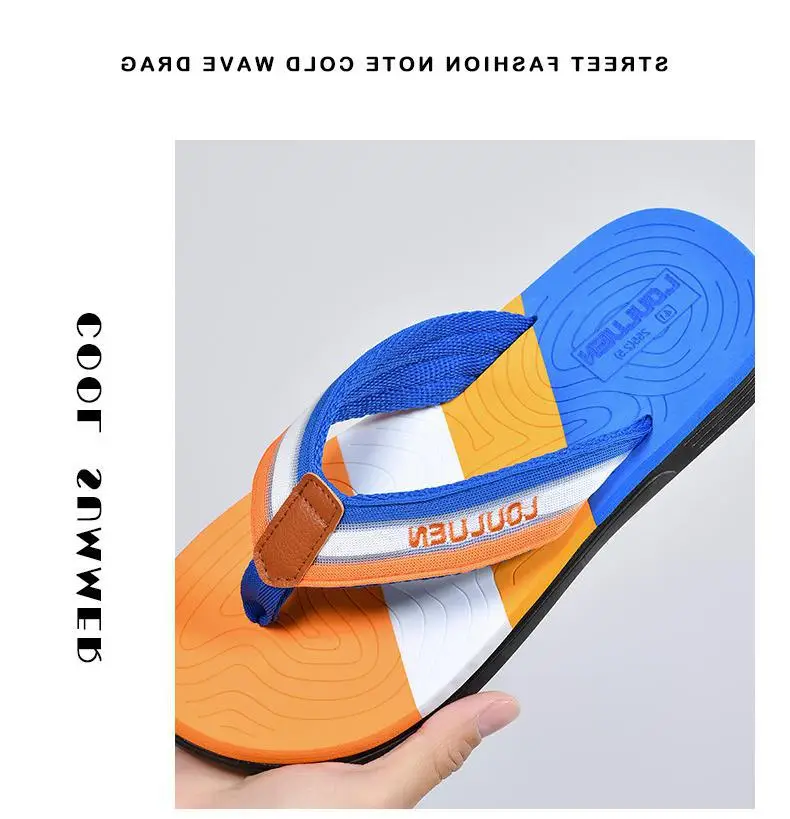 Fujian Factory New Beach Flip-Flops Men's Summer Non-Slip Clip Casual Sandals Men's Fashionable Sandals Korean Style — feature 16