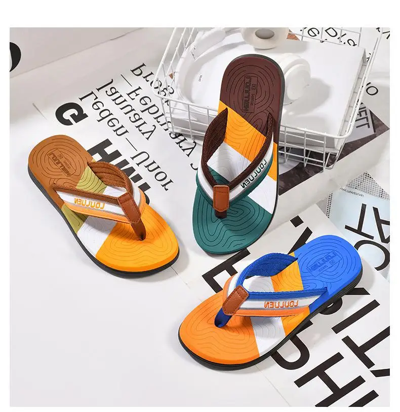 Fujian Factory New Beach Flip-Flops Men's Summer Non-Slip Clip Casual Sandals Men's Fashionable Sandals Korean Style — feature 17