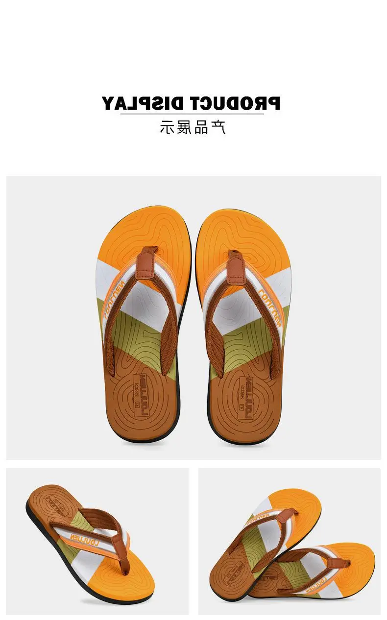 Fujian Factory New Beach Flip-Flops Men's Summer Non-Slip Clip Casual Sandals Men's Fashionable Sandals Korean Style — feature 18